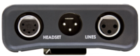 BP4000 A4M SINGLE CHANNEL UNIVERSAL BELT PACK, A4M HEADSET JACK